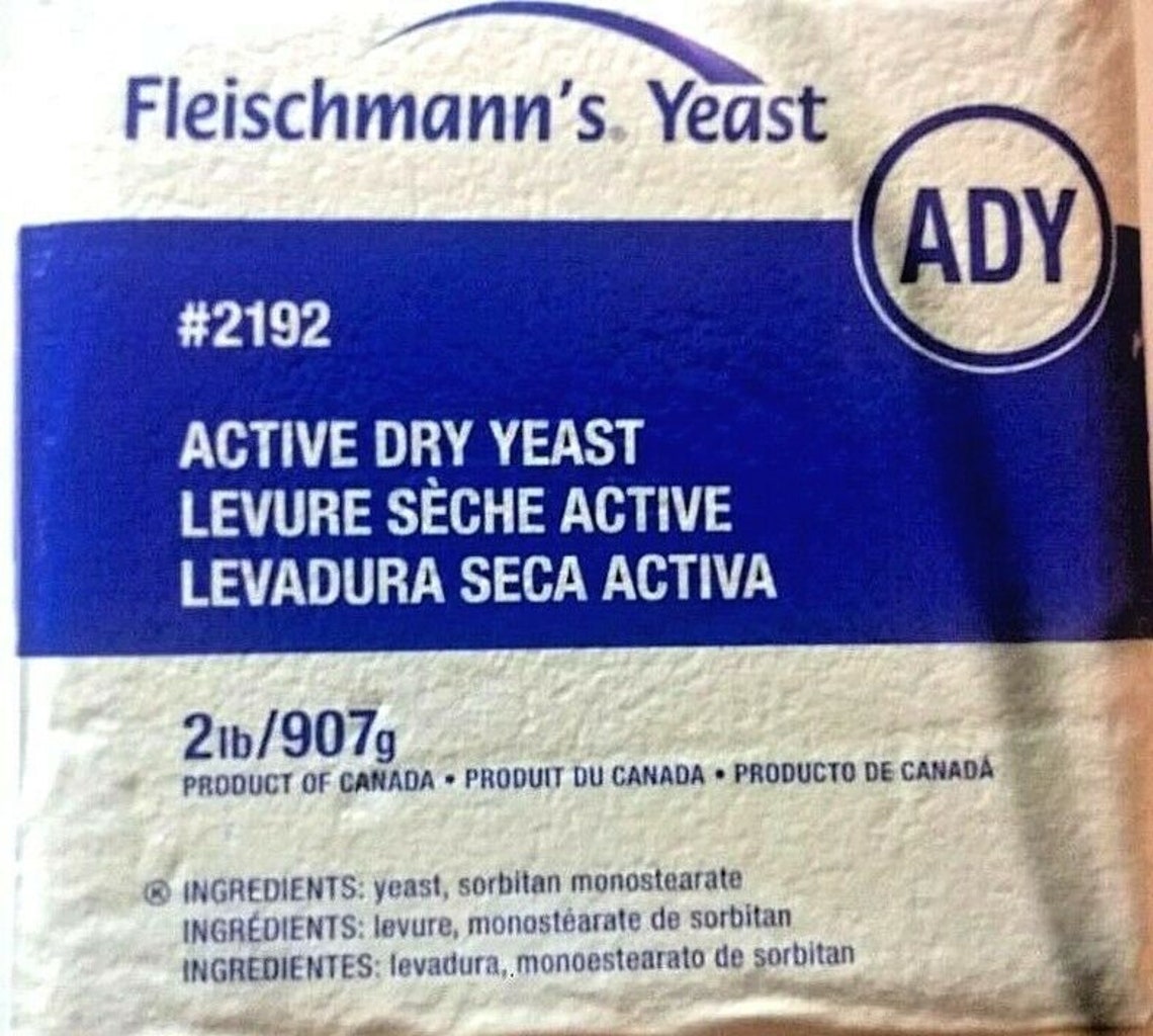 Fleischmann's Active Dry Yeast 2 LB 907g Etsy