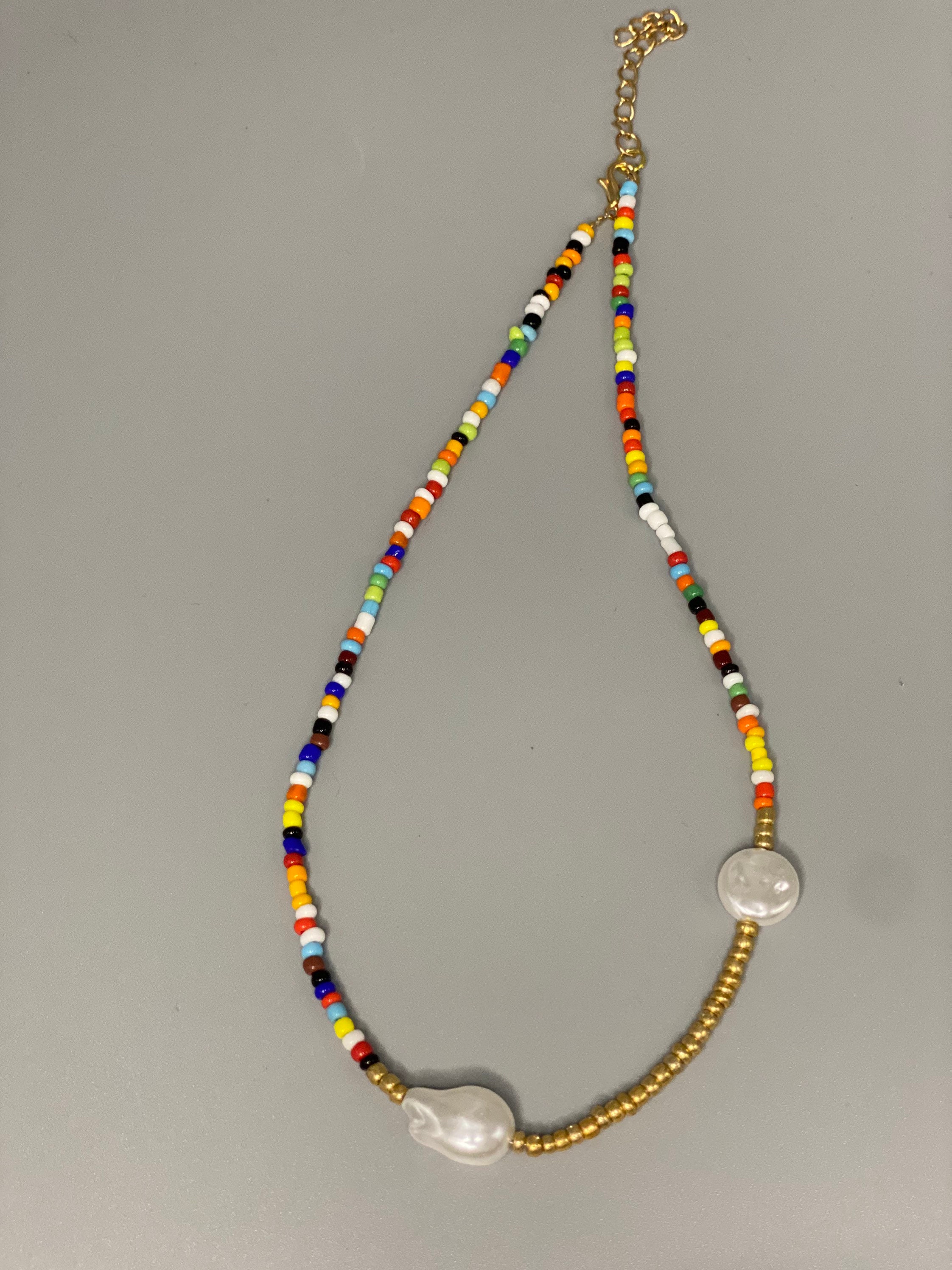 Beaded necklace choker. Handmade necklace. Customizable | Etsy