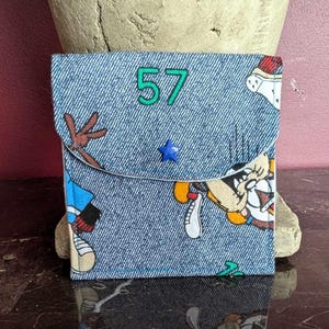 Bolsa para dinheiro / Bolsa para cartão / Bolsa para privacidade / Bolsa para maquiagem / Carteira para cartão Looney Tunes