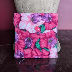 Bolsa de privacidade / Bolsa de maquiagem / Bolsa de dinheiro / Carteira de cartão / Bolsa multiuso / Bolsa floral versátil