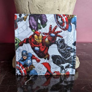 Bolsa para dinheiro / Bolsa para cartão / Bolsa para privacidade / Bolsa para maquiagem / Carteira de tecido dos Vingadores / Bolsa multiuso