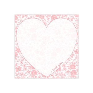 Liberty Floral Notepad | FLoral Lunchbox Notes | Lunchbox Love Notes | Lunch Box Love Notes | Lunchbox Notepad | School | Kids | Notepad