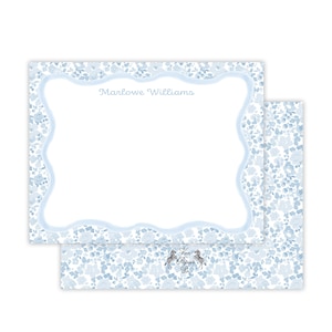 Liberty Floral Scallop Stationery | Artykuły piśmiennicze dla dziewcząt | Artykuły piśmiennicze na zamówienie | Artykuły piśmiennicze dla dziewcząt Preppy | Artykuły piśmiennicze z monogramem