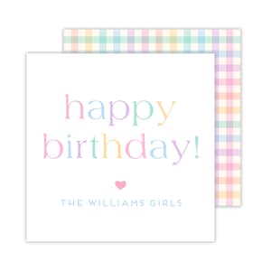 Happy Birthday Calling Cards | Custom Gift Tags | Gift Enclosure Cards | Customized Gifts | Calling Cards  | Happy Birthday Gift Tags