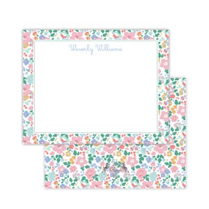 Cancelleria floreale Liberty / Cancelleria per ragazze / Cancelleria personalizzata / Cancelleria per ragazze preppy / Cancelleria con monogramma
