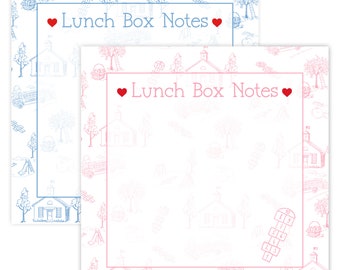 Lunch Box Love Notes | Lunchbox Notepad | Lunchbox Love Notes | Lunch Box Love Notes | Lunchbox Notepad | School | Kids | Notepad