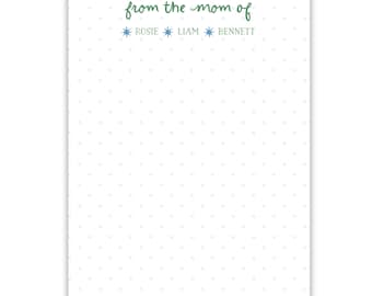 From the Mom of Notepad | Mom&#39;s Notepad | Custom Notepad | Custom Gift | Gift for Giftbox | Mother&#39;s Day Gift