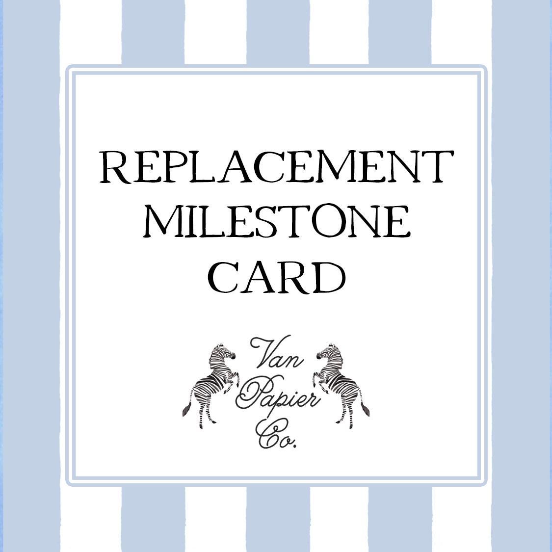 交換用マイルストーンカード - Etsy 日本