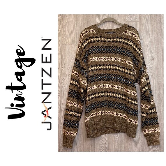 Vintage Jantzen Fair Isle Sweater