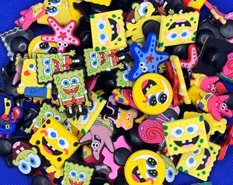 spongebob croc pins