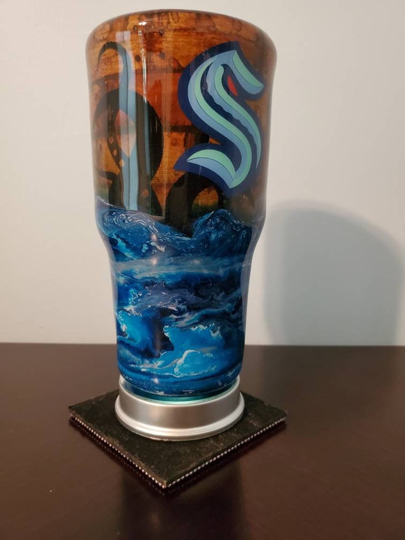 ORIGINAL Seattle Kraken Custom Tumbler Etsy
