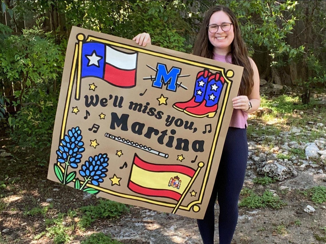 Custom Farewell Banner | Hand-painted and Personalized for Going-away ...
