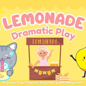 Lemonade Dramatic Play Center | Printable Pretend Play Shop for Preschool & Kindergarten