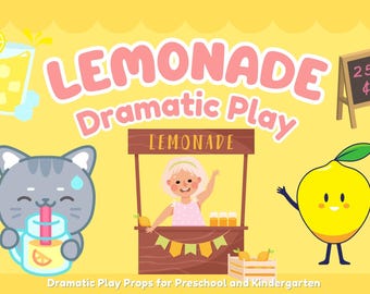 Lemonade Dramatic Play Center | Printable Pretend Play Shop for Preschool & Kindergarten