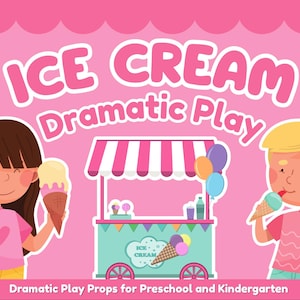 Ice Cream Dramatic Play Center | Printable Pretend Play Shop for Preschool & Kindergarten