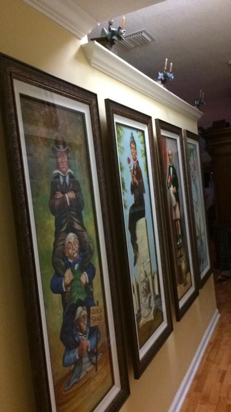 THE HAUNTED MANSION Stretch Paintings Actual Oil - Etsy.de