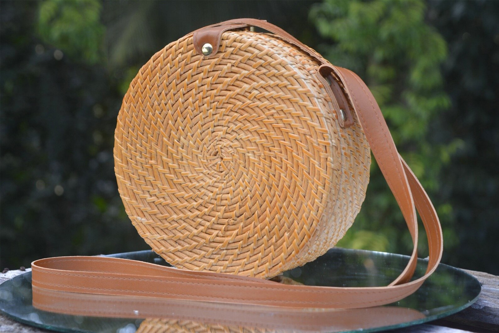 Handmade Cane side Hand Bag buy it now Etsy