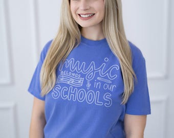 音楽は学校に欠かせないTシャツ