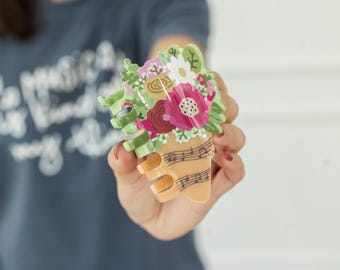 花束型ヘアクリップ