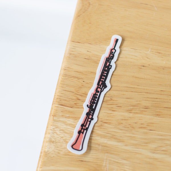 Oboe Sticker | Music Teacher, Music Educator, Music Education, Music Stickers, Teacher Stickers, Musicians