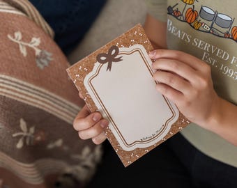 Falling For Music Notepad