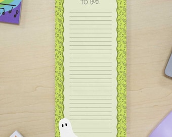 To Boo List Tall Notepad