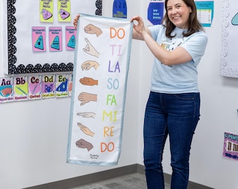 Solfege Hanging Tapestry