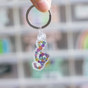 Klucz wiolinowy Kwiat Akrylowa zawieszka na smycz | Lanyard Flair, Zawieszki muzyczne, Edukacja muzyczna, Nauczyciel muzyki, Edukator muzyczny, Prezenty muzyczne