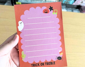Trick or Treble Notepad