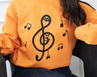 Spider Treble Clef Sweatshirt