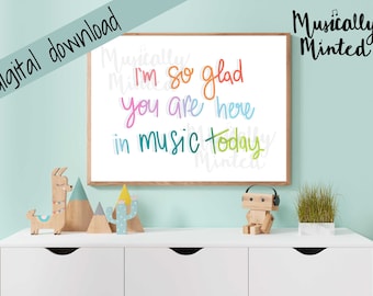 I&#39;m So Glad You Are Here In Music DIGITAL DOWNLOAD