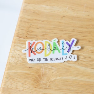 Kodaly Sticker | Music Teacher, Music Educator, Music Education, Music Stickers, Teacher Stickers, Musicians