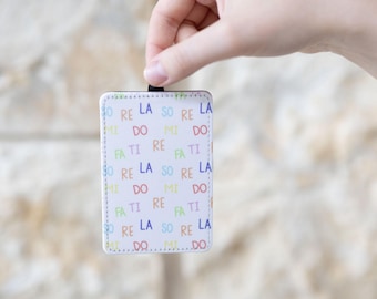 Solfege ID Badge Holder