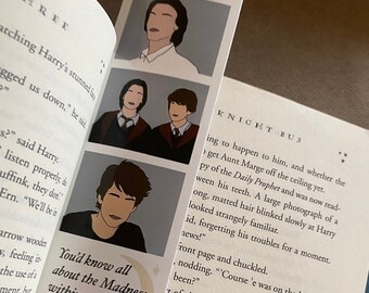 Sirius Black Harry Potter Bookmark Paper Clip Folder Clip Page Marker 2.25" 