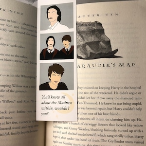 Remus and Sirius Photo Strip Bookmark