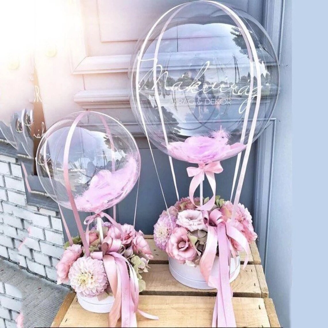 Balloon Centerpiece Base DIY Kit 27 Tall Etsy