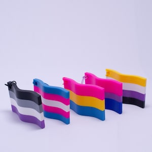 LGBTQIA+ Pride Flag Keychain