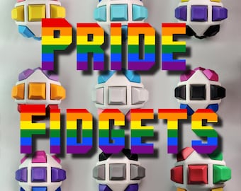 Pride Fidget Orbs 3D Printed Fidget Toy
