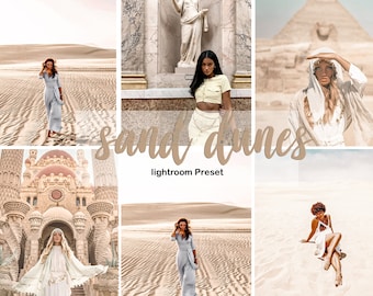 SAND DUNES LIGHTROOM preajusta Bloggers móviles, Influencer, Traveler, Filtros de Instagram. Presets.
