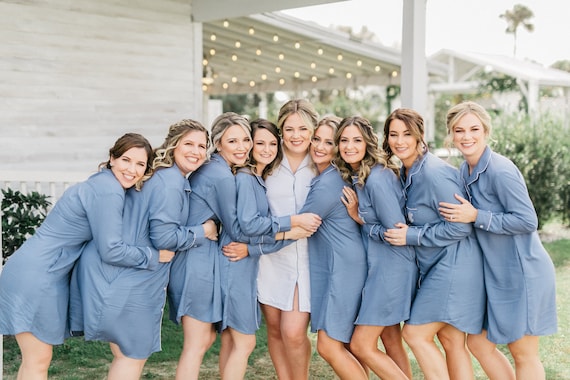 Bridesmaid Pajamas Matching Pajamas Holiday Pajamas Matron of Honor Mother of the Bride Bridesmaids Pajamas Flower Girl Proposal Etsy