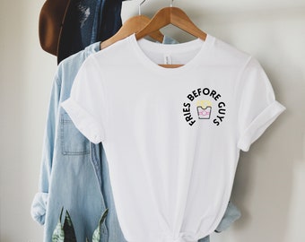 Camiseta divertida de la mujer amante de las alevines francesas Foodie