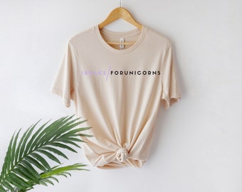 I Brake For Unicorns Quirky, Funny T-Shirt Quote