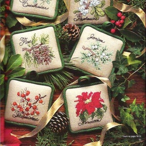 Christmas Vintage Cross Stitch Pattern Pdf / Christmas Traditions / Counted Pattern Embroidery / Digital Instant Download