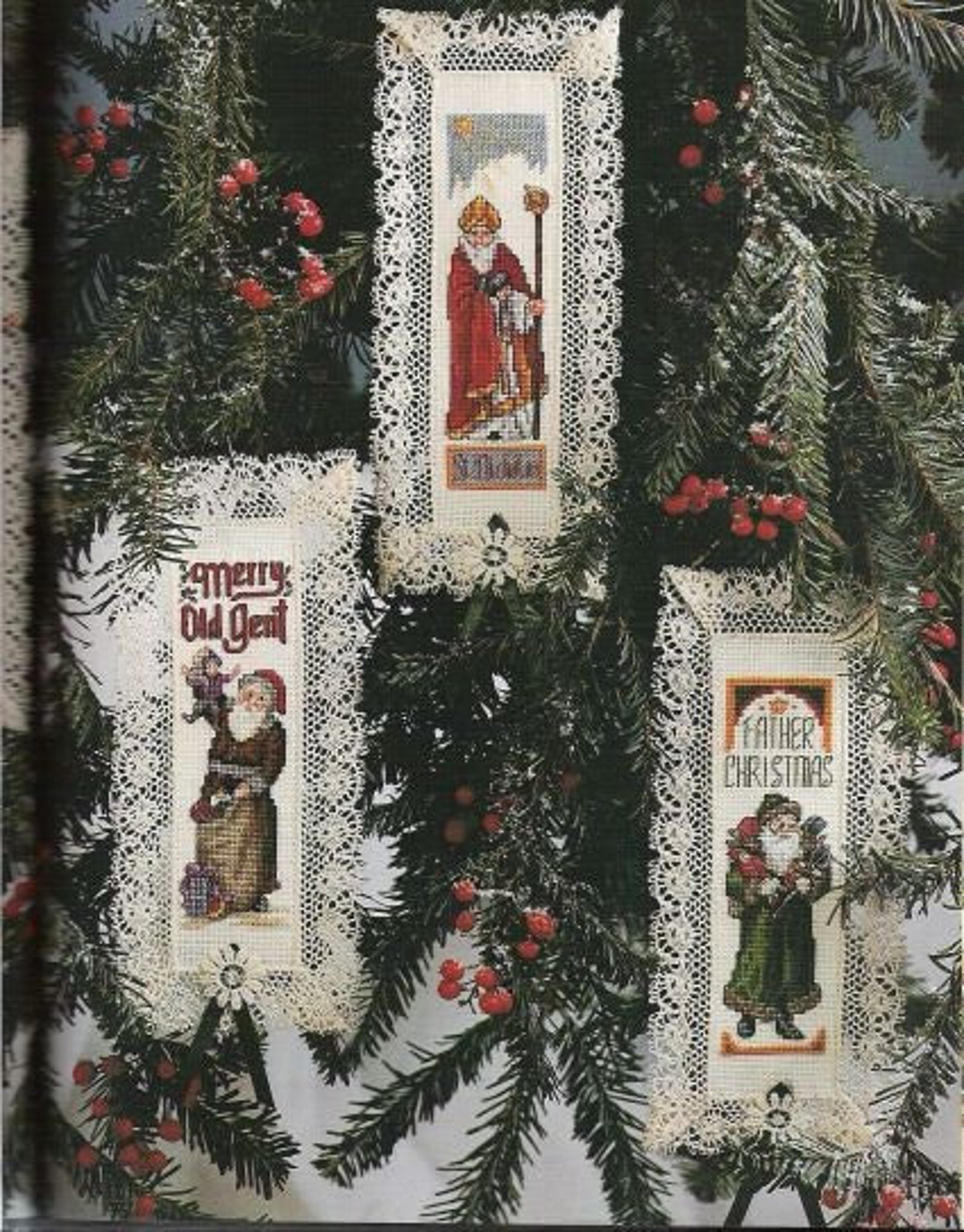 Christmas Vintage Cross Stitch Pattern Pdf / Dawn Santa Clause Etsy