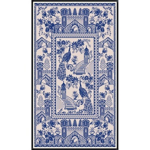 Sampler Cross Stitch Pdf / Counted Vintage Pattern Embroidery / Antique Monochrome Sampler Reproduction / Digital Instant Download