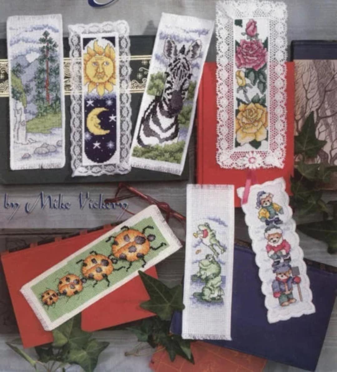 Bookmarks / Pdf Vintage Cross Stitch Counted Pattern / Digital Instant ...