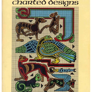 350 Celtic Ornaments / Pdf Vintage Cross Stitch Counted Pattern / Digital Instant Pattern / DIY