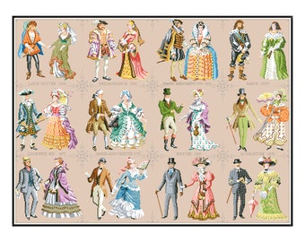 Sampler Cross Stitch Pdf / Counted Vintage Pattern Embroidery / Antique Victorian Fashion / Digital Instant Download