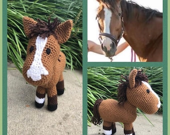 Custom Horse - Crochet Stuffed Animal