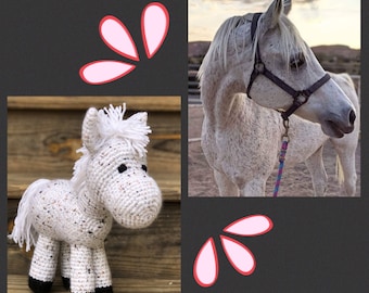Custom Horse - Crochet Stuffed Animal